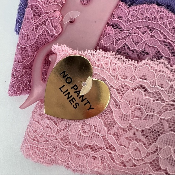 Juicy Couture Women’s Panties Sz XL Pkg/5 Lace Thongs No Panty Lines MSRP $38 - Picture 4 of 8